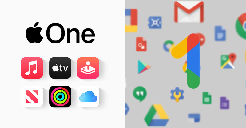 Nên chọn Apple One hay Google One