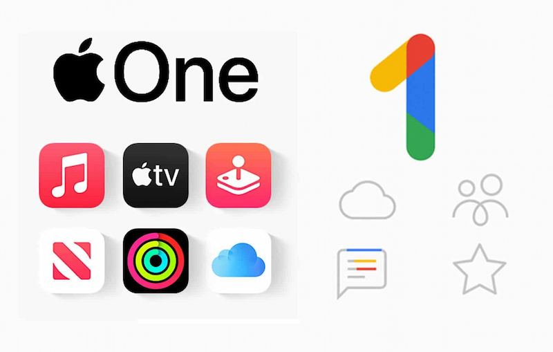 Chọn Apple One hay Google One