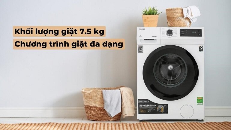 Máy giặt Toshiba Inverter 7.5 Kg TW-BK85S2V (WK) có giá tham khảo 5.900.000 tại hamyshop.vn