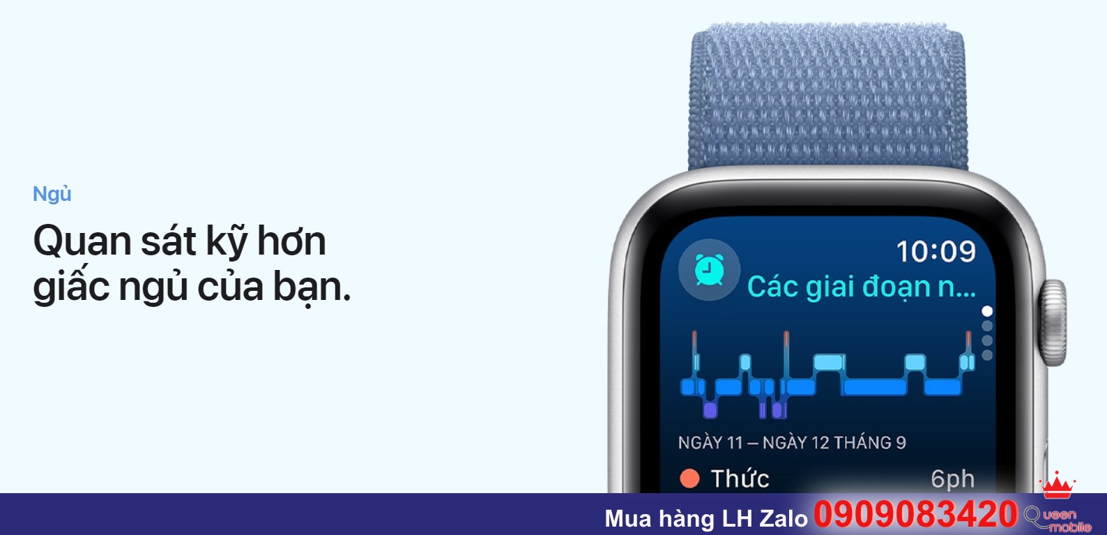 quan sát giấc ngủ trên Apple Watch se 2023