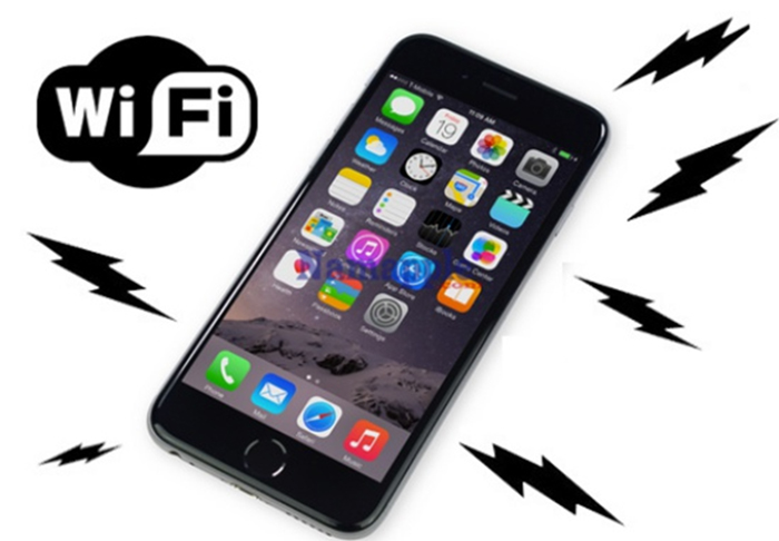 Dấu hiệu bắt Wifi yếu trên điện thoại iPhone