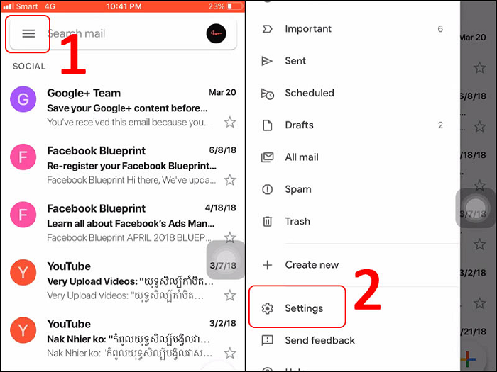 đổi pass google mail