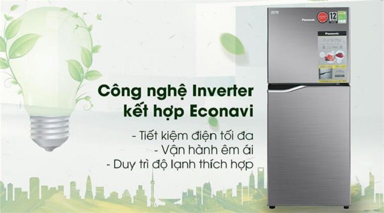 Tủ lạnh Panasonic Inverter 170 lít NR-BA190PPVN 