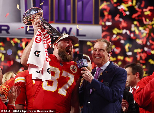 The Welshman is set to become teammates with Travis Kelce at the Super Bowl winners