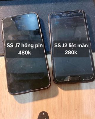 Samsung J7 hỏng pin và J2 hỏng màn giá xác