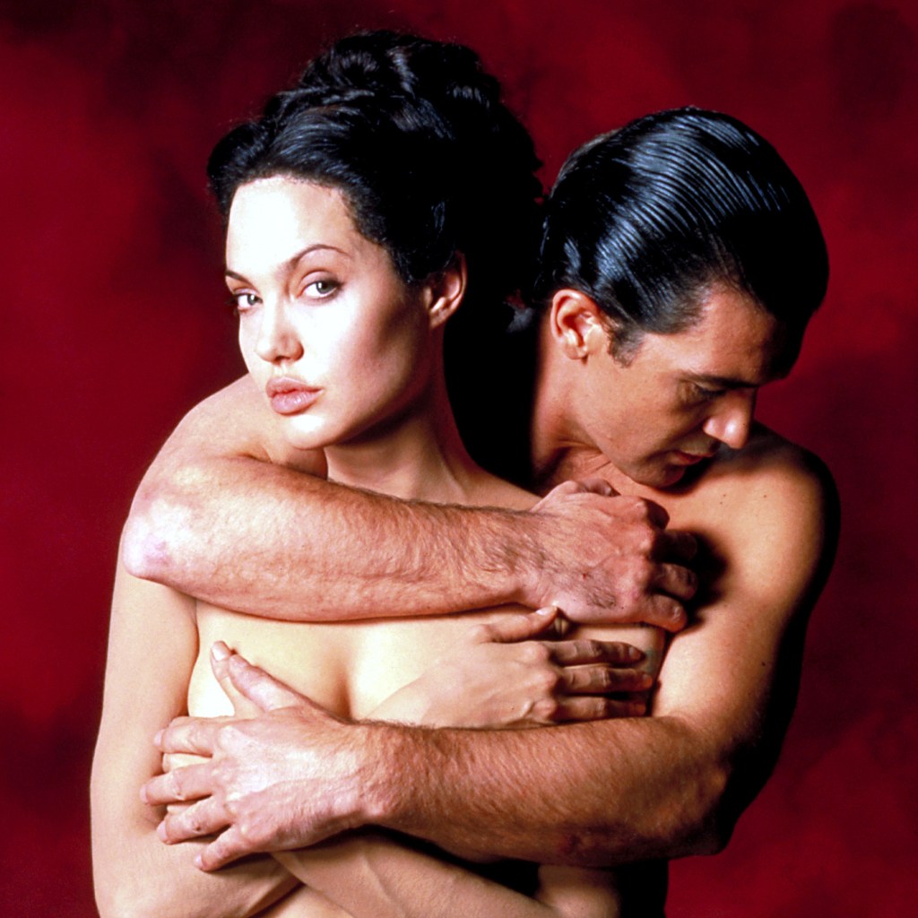 Angelina Jolie and Antonio Banderas in the tacky melodrama "Original Sin."