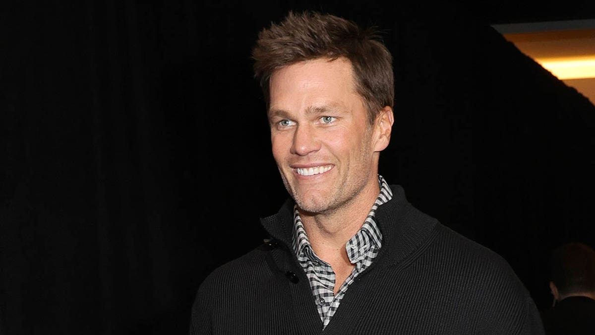 Tom Brady attends Super Bowl party