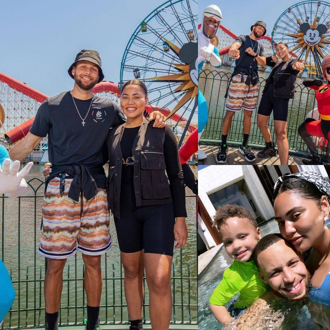 Putting Family First: Steph & Ayesha's Unforgettable Journey of Joy and Togetherness at Disney California Adventure Park - Football Blog