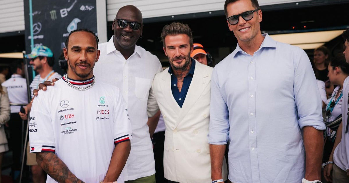 Miami Grand Prix: Tom Brady, David Beckham and Michael Jordan among stars  at inaugural race | Evening Standard