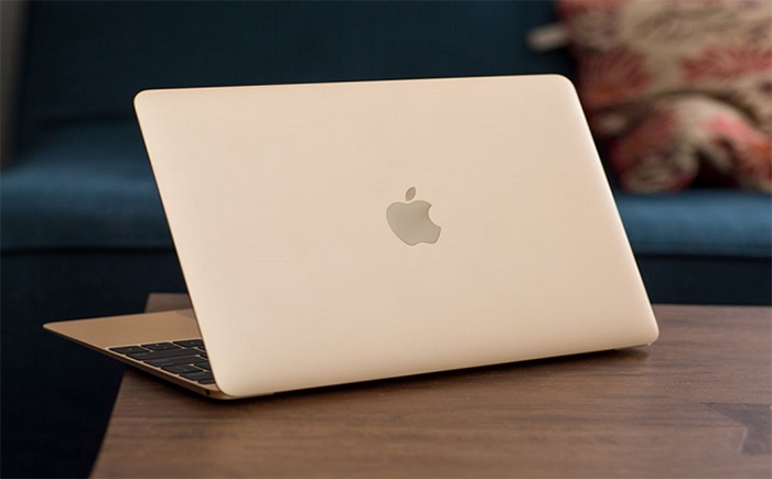 Hình ảnh macbook 12 inch 2015 với độ mỏng nhẹ tuyệt vời