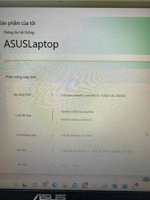 Asus Vivobook X515EP chuyên văn phòng giao lưu Mac