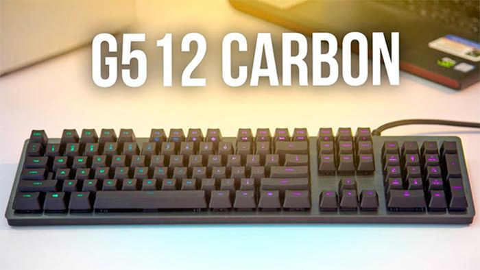 Bàn phím Logitech G512 Carbon đương đầu mọi tựa game
