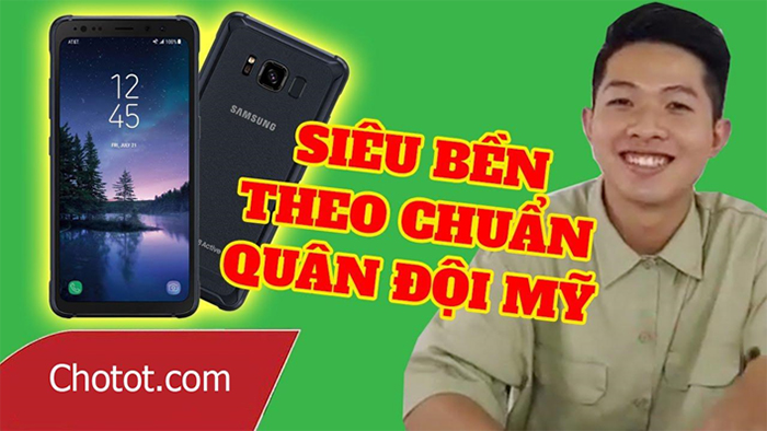 Điện thoại Samsung Galaxy S8 Active thiết kế với độ bền theo tiêu chuẩn quân đội mỹ