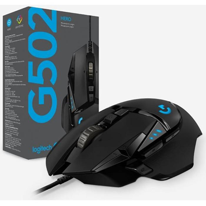 Logitech G502 Hero với thiết kế hầm hố đậm chất game thủ