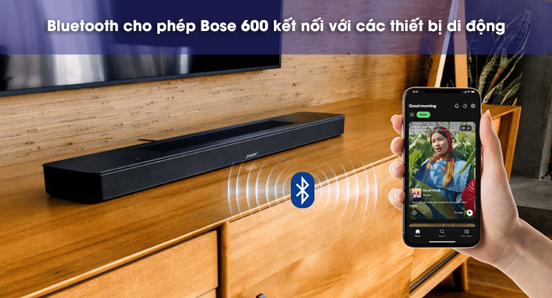 bose 600 kết nối bluetooth