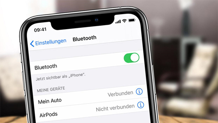 Tắt bluetooth và khởi động lại thiết bị iPhone