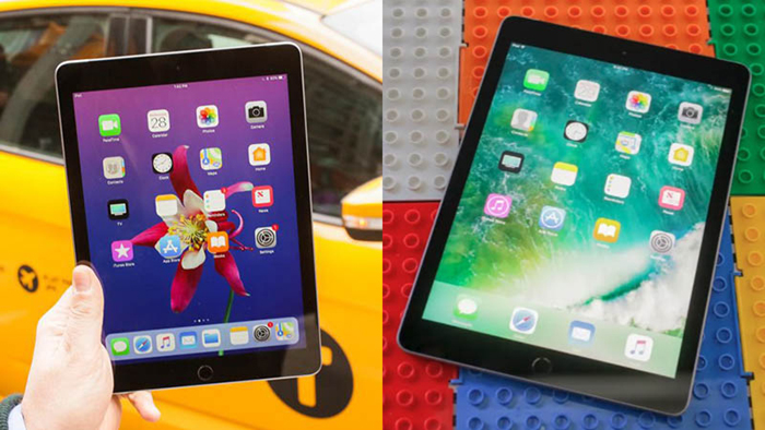 Thiết kế bản iPad 2018 giống hoàn toàn các mẫu máy trước đây của Apple