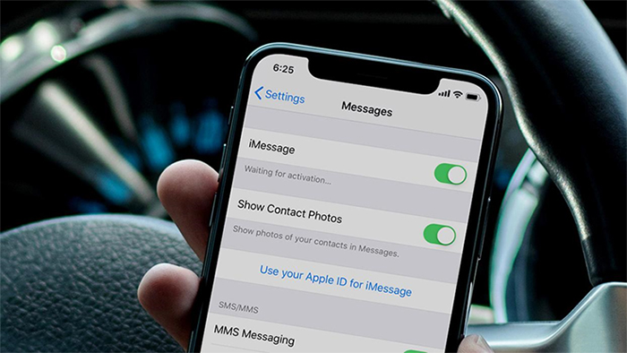 Tính năng SMS trên iPhone đang bị tắt khiến tin nhắn không gửi được