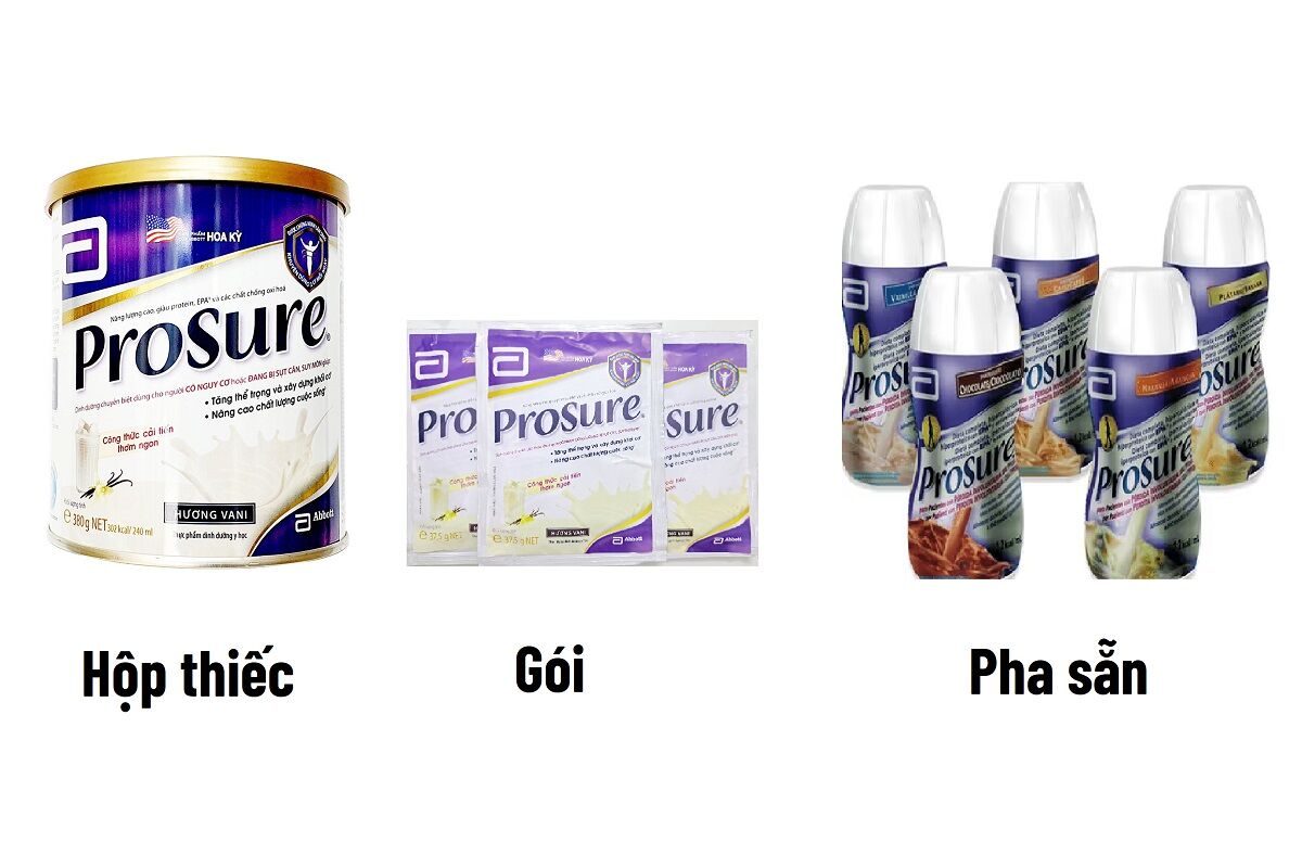 Tất tật điều cần biết về sữa Prosure: Chủng loại, giá bán và tác dụng chính