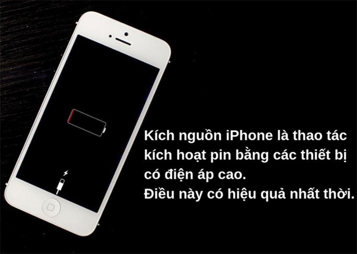 iPhone sập nguồn không mở lên được cần phải kích nguồn