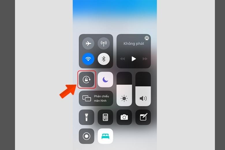 iphone không xoay được màn hình