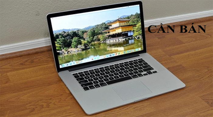 Hình ảnh một chiếc macbook pro 2015 15 inch cũ được đăng bán