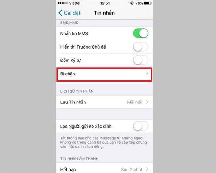 Kiểm tra danh sách chặn có phải là lý do khiến iPhone không nhận được cuộc gọi