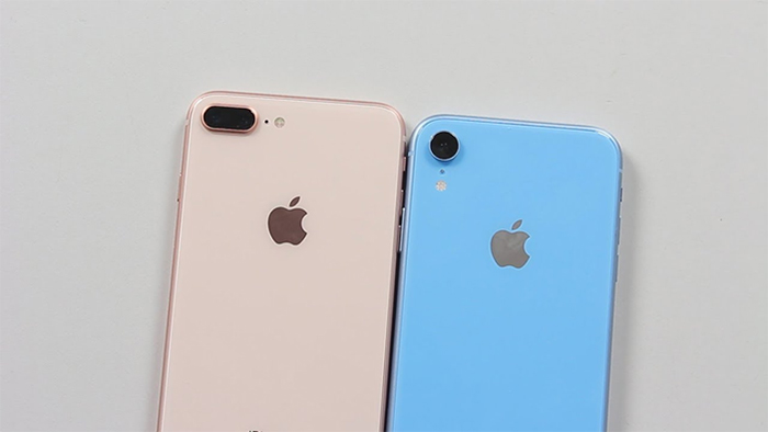 Thiết kế iPhone XR nổi bật với nhiều màu sắc đa dạng hơn iPhone 8 Plus cũ